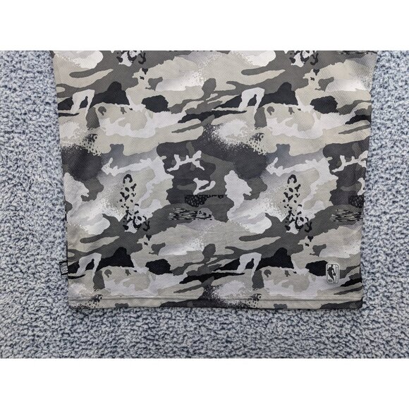 NBA Camouflage Tank Top Mens LG Lightweight Mesh Muscle Basketball Lifting Gray - Picture 4 of 13